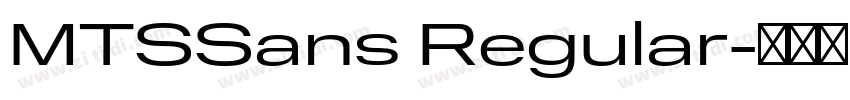 MTSSans Regular字体转换 MTSSans Regular字体转换